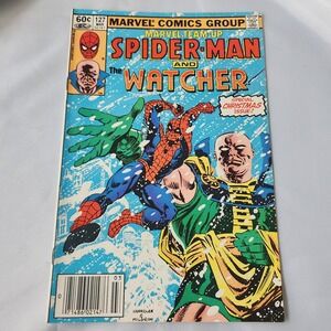 Marvel Team-Up #127 Spider-Man and The Watcher Comic Book 1983 Rare FN New Stand